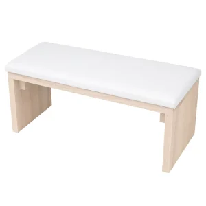 PU Leather Nail Arm Rest with Sponge and Wood Non Slip Base for Nail Tech Hand Support