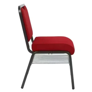 Padded Stackable Interlocking Theater Furniture Chair Fabric Church Chairs