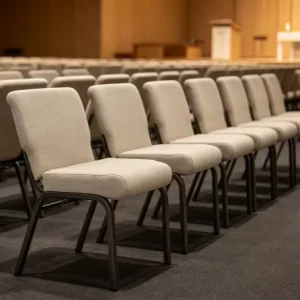 Padded Stackable Metal Auditorium Theater Chair Conference Interlocking Church Chairs