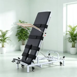 Paralysis Training Electrokinetic Tilt Table Physiotherapy Equipment Nursing Care Standing Hospital Bed