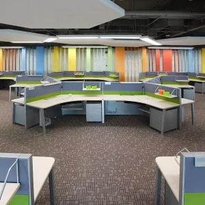 Partition Workstation Modern Design Office Furniture Workstation Desk Modular Partition Customized Workstation