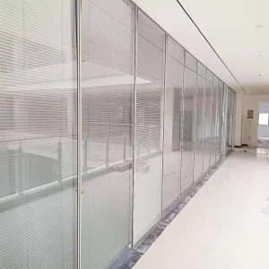 Partitions Cubicle Privacy Screen Aluminum Frosted Glass Partition Design for Office