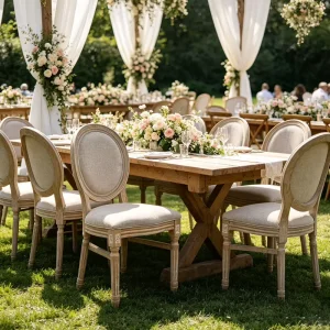 Party Event Chairs and Tables Louis French Vintage Style Antique Dining Plastic Chairs for Wedding Events