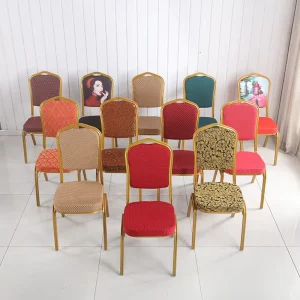 Party Metal Banquet Chairs Factory Direct Hotel Banquet Chiavari Activities Wedding Training Conference