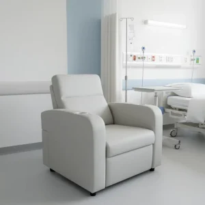 Patient Chair Hospital Furniture Steel Eco Friendly Durable Commercial Use