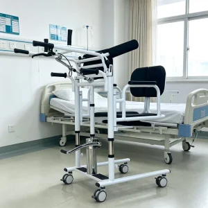 Patient Transfer Lift Chair Hydraulic Lift Shifting Nursing Wheelchair Medical Patient Transfer Chair 200kg Capacity