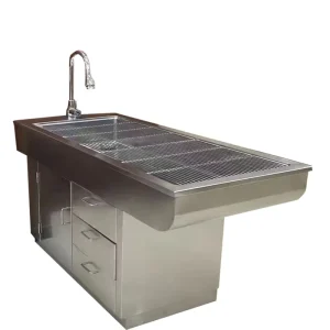 Pet Clinic Veterinary Treatment Stainless Steel Table for Animal Surgery