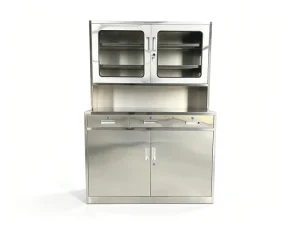Pet Hospital Medicine Storage Cabinet with Glass Lockable Doors
