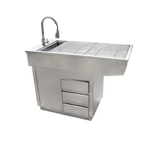 Pet Hospital Operating Table Animal Surgical Bed Cats Dogs Electrically controlled Constant temperature Stainless Steel Table