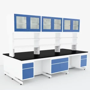 Pharmacy Iron Benches Biology Frame Wood Cabinet Lab Table Mobile Laboratory Furniture Wall Bench