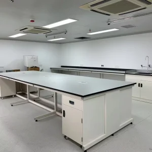 Phenolic Steel Laboratory Bench Suitable As Supporting Furniture for Chemical Laboratories and Quality Control Laboratories