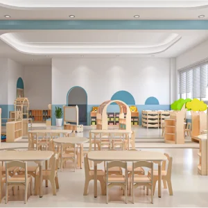 Pink Baby Girl Cabinet Wooden Kids Storage Cabinet for Bedroom Kindergarten Classroom Furniture