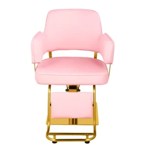 Pink Stylist Salon Chair Chairs and Barbering Furniture Supply Manufacturer Prices Sale Heavy Duty Barber