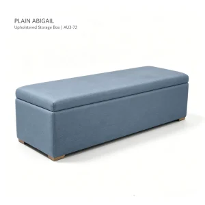 Plain Top Linen Upholstered Storage Box Ottoman Soft Close Hinge Multi scene Bench Custom Color Hotel Home Furniture