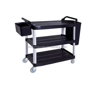 Plastic Catering Cart Food Service Trolley for Restaurants and Hotels Kitchen Accessories