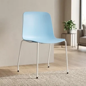 Plastic Home Dining Chairs Caf Lounge Conference Training Restaurant Backrest Office Modern Minimalist