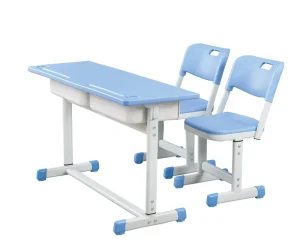 Plastic School Classroom Furniture Primary Training Table and Chair Sets for Elementary and Middle Seat School Students