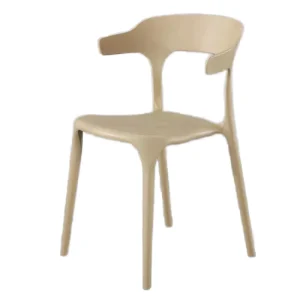 Plastic Waterproof Dirt Resistant Modern Dining Chair for Home Office Outdoor Garden Leisure Use