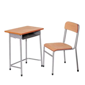 Plywood Primary Smart School Wooden Student Desk Chair Classroom Furniture