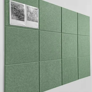 Polyester Fiber Acoustic Panel Fireproof Eco PET Sound Absorbing Wall Panel Custom Size for Office Studio KTV Home Decoration