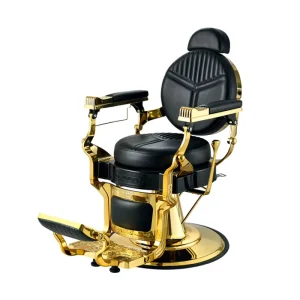 Popular Design Barber Chairs Heavy Duty Circular Seat Aluminium Alloy Frame Salon Styling Chairs