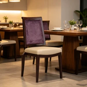 Popular Home Restaurant Dining Room Chair Style Leisure Cloth Fabric Upholstery Dining Modern Restaurant Chairs