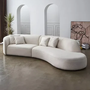 Popular Hotel Modern Sofa Comfortable Living Room Sofa White Couch for Home
