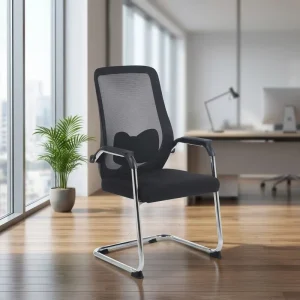 Popular Low Price Comfortable Bow Shaped Chairs Mesh Chairs Back Protection Computer Office Chairs