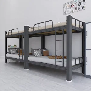 Popular Modern Steel Full Adjustable Bunk Bed Metal Frame Bunk Bed for Hotel Apartment Bedroom Use