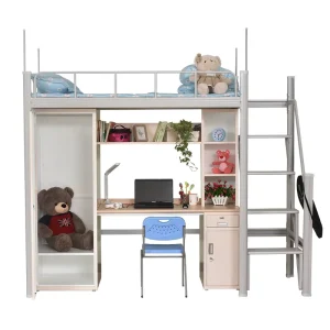Popular New Design Single Persons Dormitory Bed Steel Bed Frame for College and University