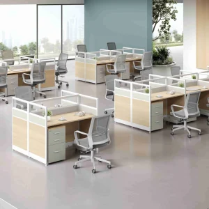 Popular Workstation Office Cubicle Partition Unique Office Desk Workstation with Storage Cabinet