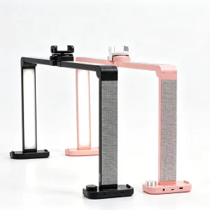 Portable Foldable Nail Table Lamp with Phone Bracket Nail Desk Light Lamp for Lash Eyelash Extension Tattoo Eyebrows