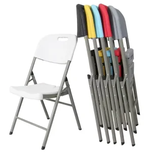 Portable Folding Outdoor Chairs Plastic Furniture Best-selling Items for Hotels Villas Weddings and Parties