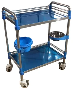 Portable Hospital 430 Stainless Steel Instrument Trolley