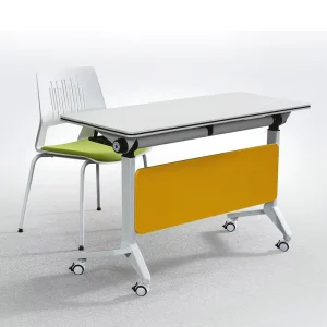 Portable Learning Training Desk With Foldable Legs Can Be Used for Office and Combined Into a Conference Table