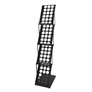 Portable Magazine Rack Metal Literature Brochure Holder Stand