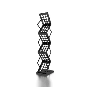 Portable Magazine Shelf Metal Literature Brochure Holder Stand