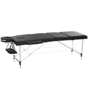 Portable Massage Table Folding Full Body Convenient Adjustable Metal Couch Treatment Bed OEM
