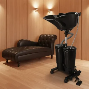 Portable Plastic Shampoo Unit with Electric Pump
