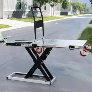 Portable Truck mounted Truck Electric Lift Trolley Platform Truck Hydraulic Lift Platform