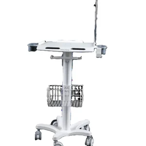 Portable Ultrasound Cart Hospital Furniture Stainless Steel Trolley Hospital Furniture Medical Cart Trolley