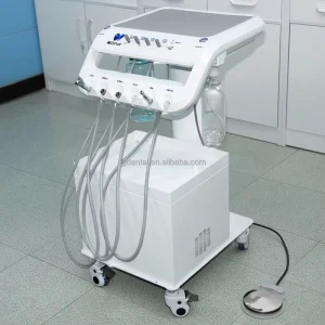 Portable Veterinary Dental Unit Mobile Turbine Unit Trolley Cart Dental Treatment
