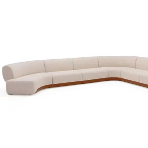 Post Modern Style Imported Fabric Floating Bench Concept Sofa for Mansion Foshan