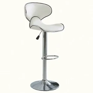 Powder Coated Metal Bar Stool Rust Proof Easy Clean Bar Stool