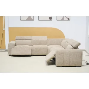 Power Corner Sectional Sofa with Adjustable Headrest