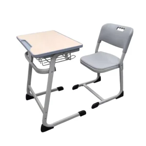 Pre School Furniture and Equipment Adjustable Single Student Desk and Chair Set Primary Classroom School Desk Table Chair