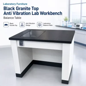 Precision Anti Vibration Laboratory Balance Table Black Granite Top Weighing Workbench for Analytical Lab Furniture