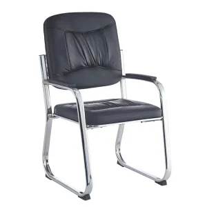 Premium Contemporary Leather Executive Office Chair with Convertible Waterproof Extendable Features and Padded Armrests