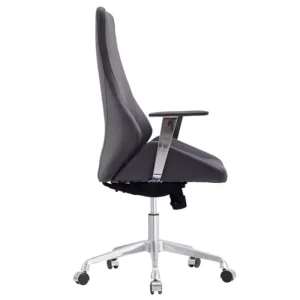 Premium Ergonomic Soft Leather Executive Office Chair Adjustable Reclining Function Heavy Duty Metal Base for Home Commercial