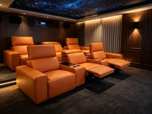 Premium Home Theater Recliner Sofa Private Cinema VIP Seats for Villa Media Room